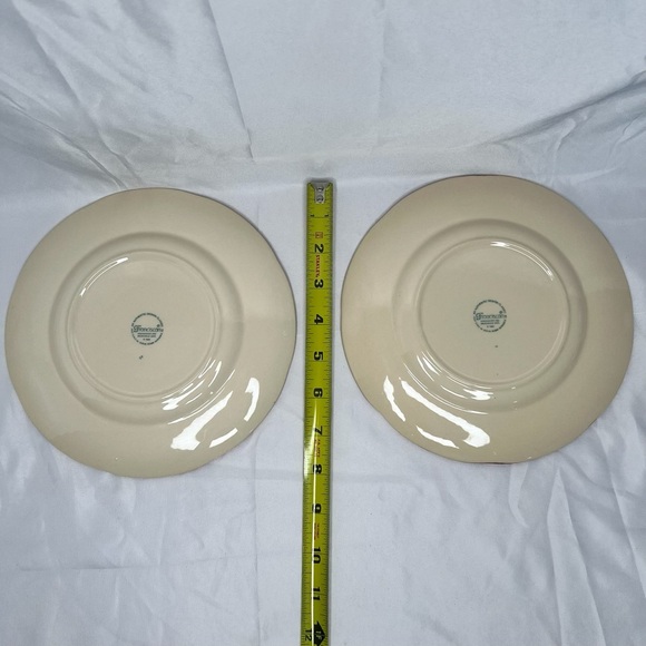 🍎 4 salad plates Franciscan Apple dessert appetizer EUC starters pupus - Picture 4 of 9